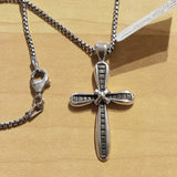 Rounded Cross with Oxidized Block Motif