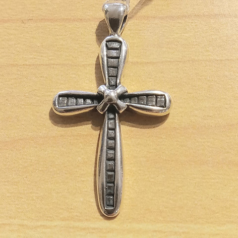 Rounded Cross with Oxidized Block Motif