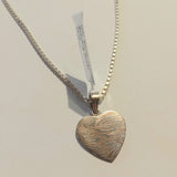 Heart Mokume Gane Pendant