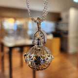 harmony sphere cage pendant