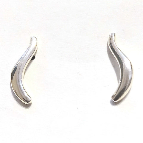 Small Tilde Post Earrings