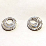 3 Tangent Circles Post Earring