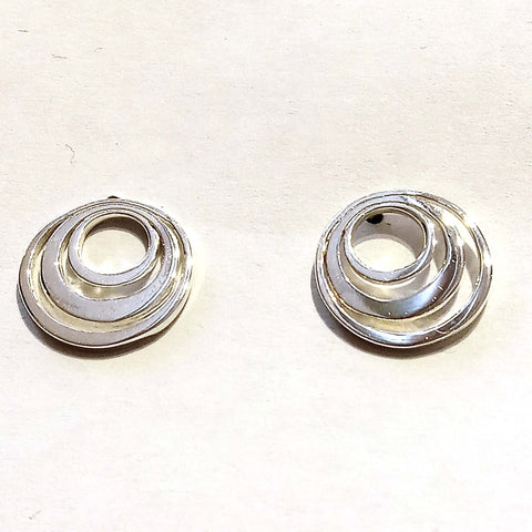 3 Tangent Circles Post Earring