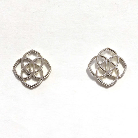 Celtic Flower Post Earring