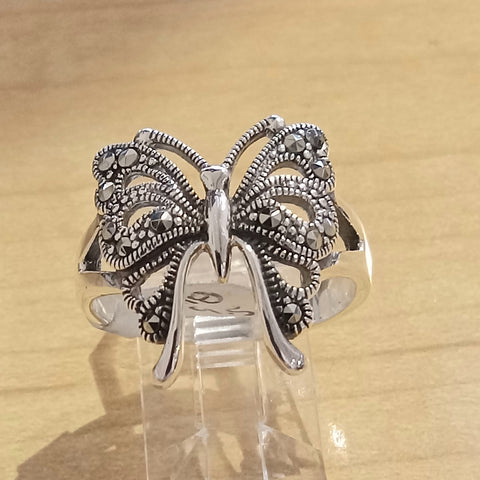 Marcasite Butterfly Ring