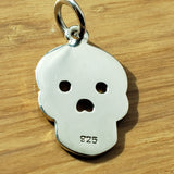 calavera sugar skull pendant