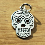 calavera sugar skull pendant