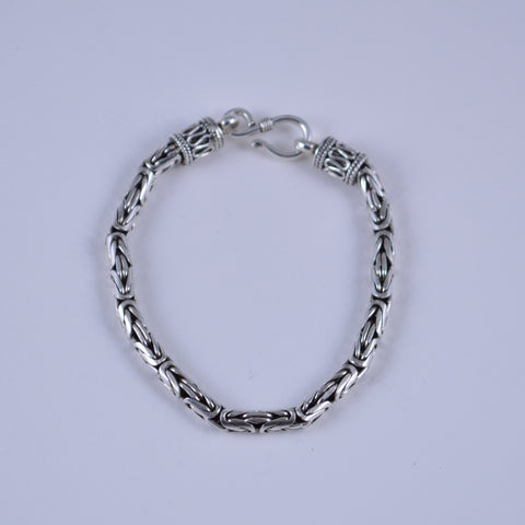 Byzantine round bracelet 4 mm