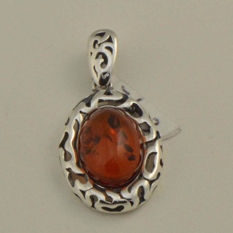 Filigree Oval Pendant