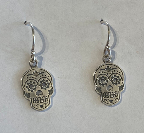 Calavera Sugar Skull Earrings