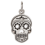 calavera sugar skull pendant