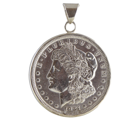 Morgan Silver High Polished Pendant