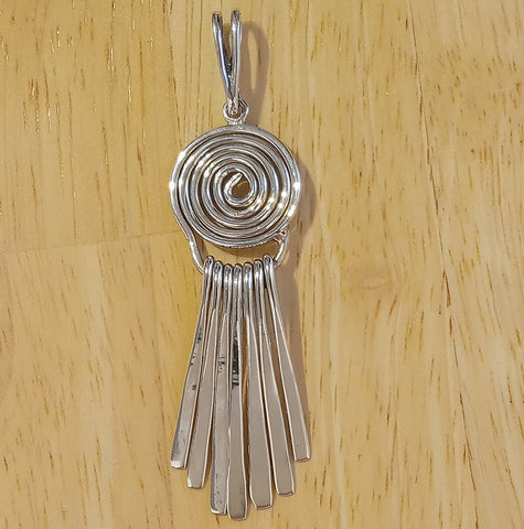 Spiral with 7 Dangles Pendant