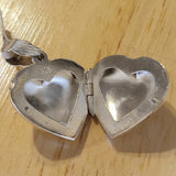 Engraved Small Heart Locket