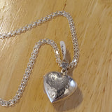 Engraved Small Heart Locket