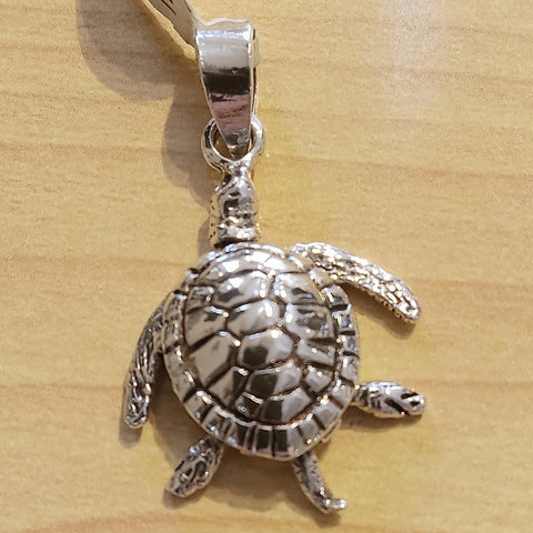 Swimming Turtle Pendant