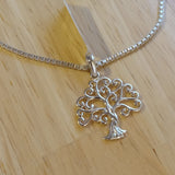Curly Branched Tree of LIfe Pendant