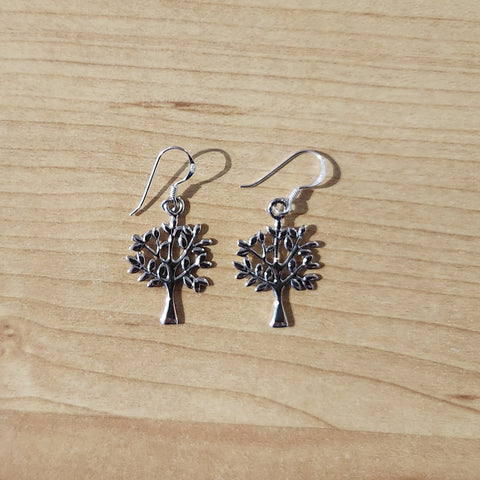 Tree of Life Hook Earrings