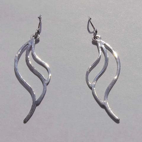 S-curves Hook Earrings