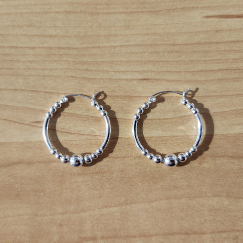 Hoops with Graduated Beads