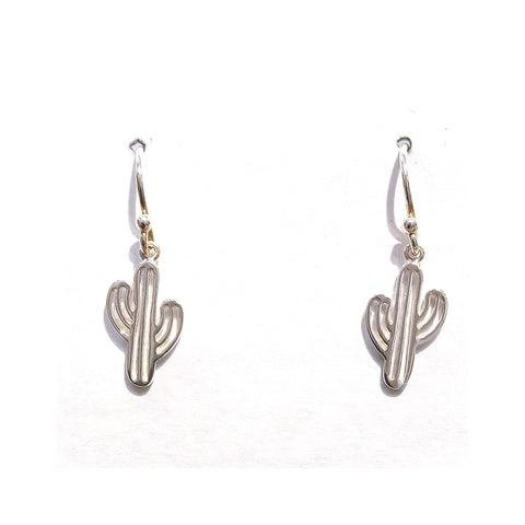 Small Cactus Hook Earrings