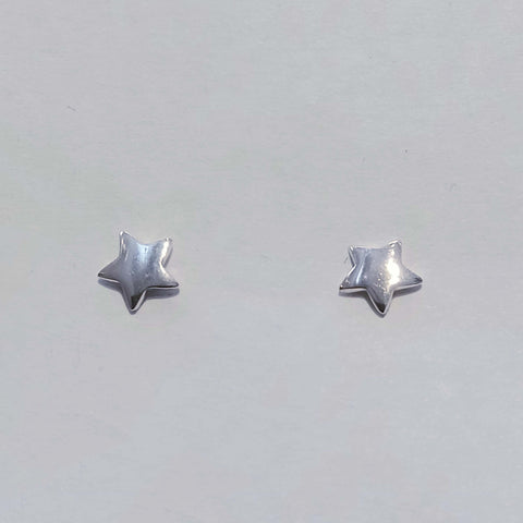 Mini Puffy Star Post Earrings