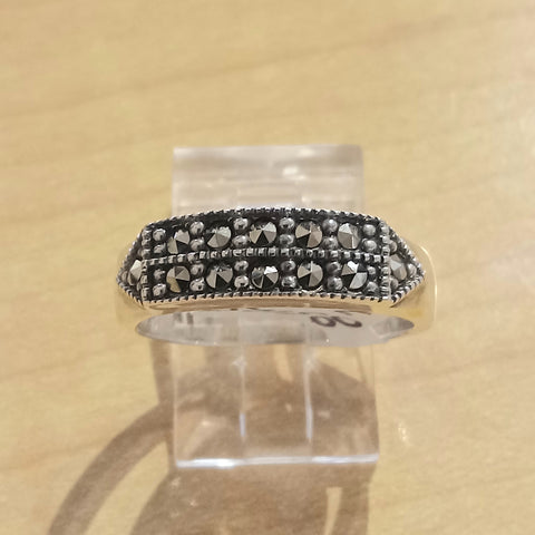 Marcasite 2 Row Band