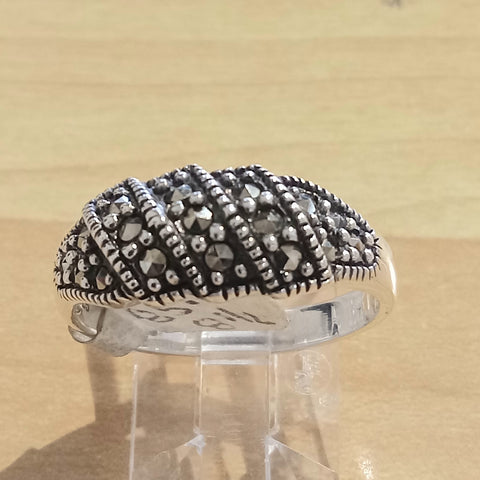 Marcasite Dome Ring