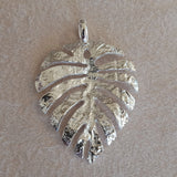 Reticulated Palm Leaf Pendant