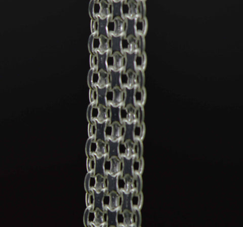 sterling silver 6 mm. bismark jewelry chain fine detail