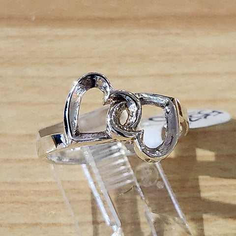 Interlocking Hearts Ring