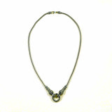 Marcasite "bale clasp" necklace