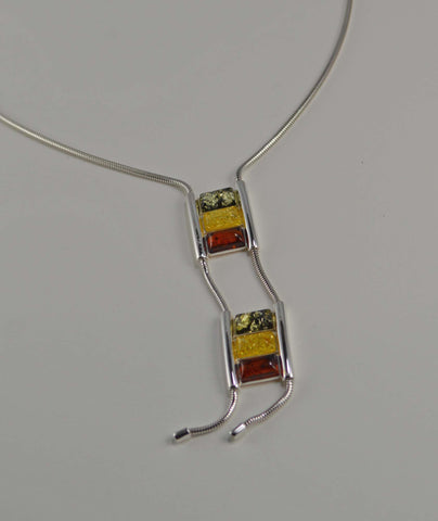 ladders tricolor necklace